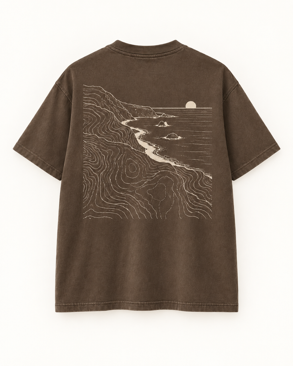 Surf Tee-Mocha